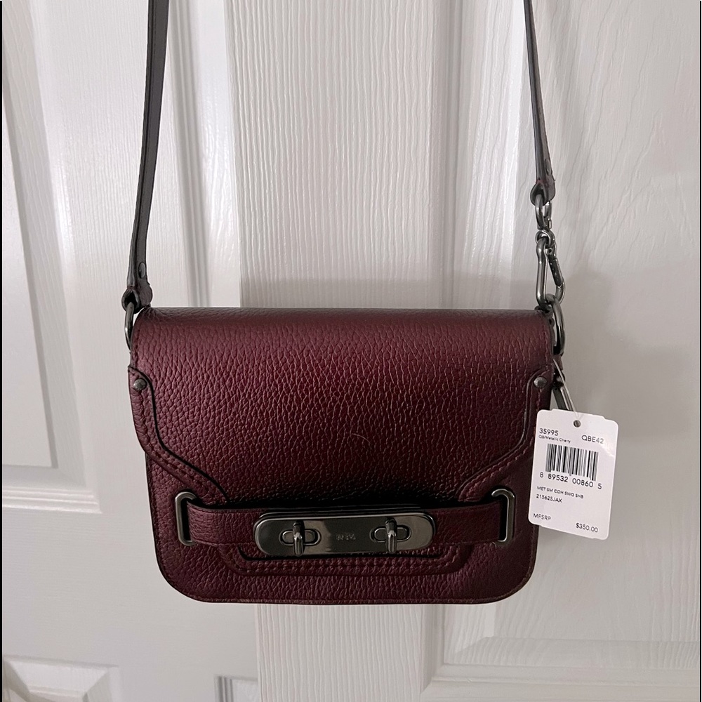 Coach crossbody leather bag